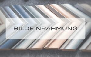 Verschiedene Bilderrahmen in Nahaufnahme