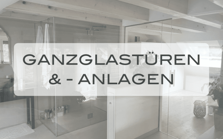 Ganzglastüren Augsburg – Glasanlagen nach Maß Glaserei Rohrig Neusäß