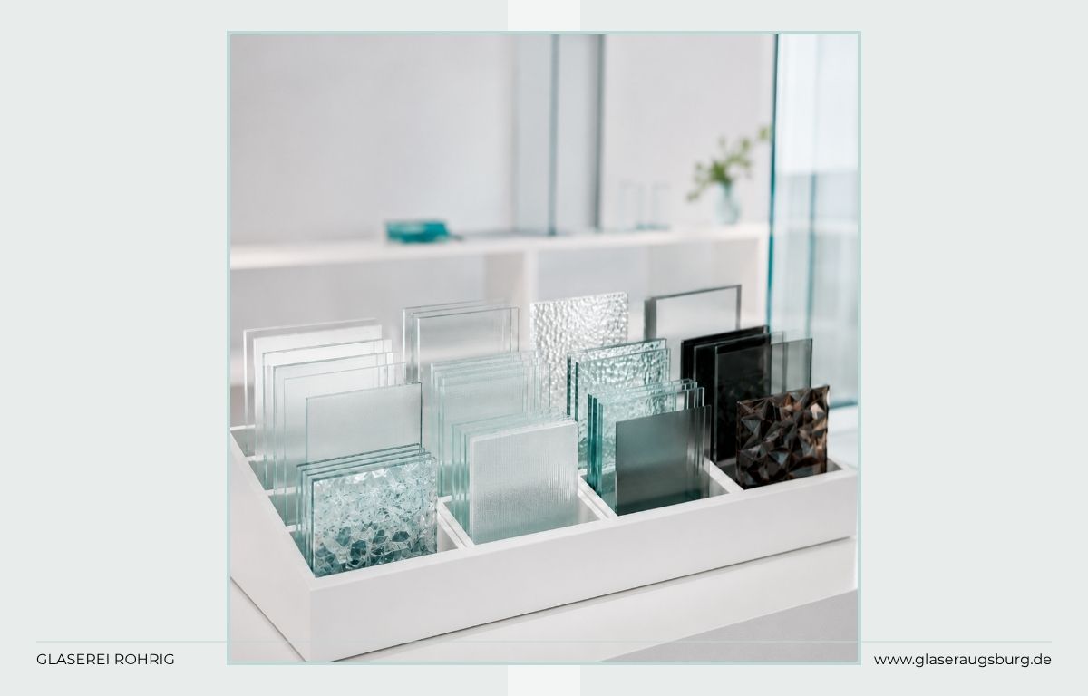 Glasmuster als Coverbild für einen Überblick über Glasarten
